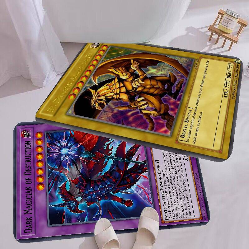 Anime Yu-Gi-Oh Door Mat Washable Non-Slip Living Room Sofa Chairs Area Mat Kitchen Doormat Area Rug