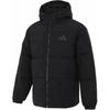 Logo Outdoor Casual Sports Zip-Up Hooded Down Jacket Men Jackets Black JG5940
