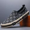 Fashion Men Casual Canvas Shoes New Fashion Sneakers Men's Slip-on Vulcanize Shoes Flats Breathable Comfortable Loafers SS25809