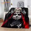 3D Gothic Horror Female Skull Dead Girl Soft Plush Blanket,Flannel Blanket Throw Blanket for Living Room Bedroom Bed Sofa Picnic