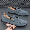 Обувь Doudou мужская 2025 осень новая обувь-лоферы на одной педали, повседневная модная обувь, взрыв в Douyin
