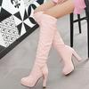 Сапоги Детские женские сапоги Женская осенне-зимняя обувь Длинные сапоги Сапоги на высоком каблуке Большой размер