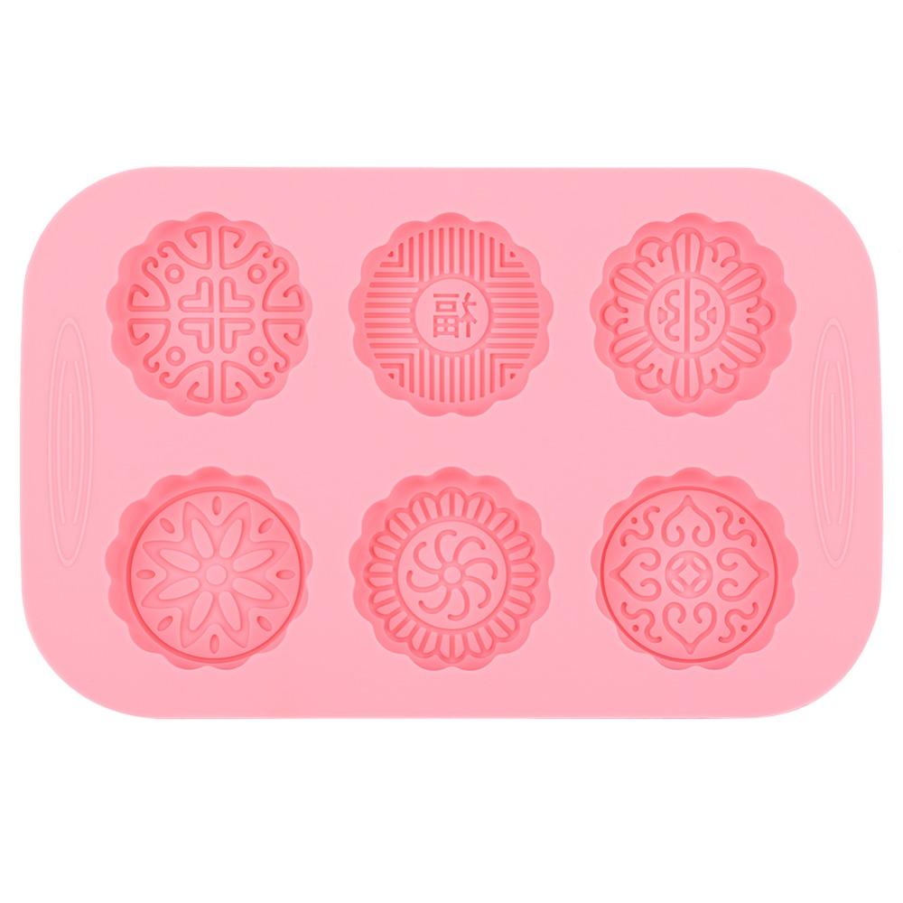 25*16*2cm Mooncake Mold Pink Chocolate Mold Practical Soap Making Mold For Baking