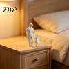 Realistic Family Keepsake Father and Daughter Figurines, Dad Statues Warm Hand-Holding Design, Day Ornament Sculpted Handmade Figures Gifts