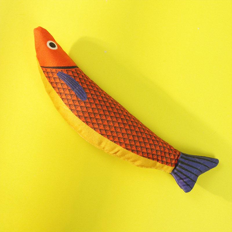 Catnip Saury Toy: Entertaining Simulation Fish for Chewing, Grinding, and Relieving Boredom in Cats.