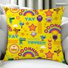 Cartoon HHey DDuggeeES cushion cover Birthday Anniversary Gifts Double Sided Printed Zipper Cushion Cover Soft Skin Bedding
