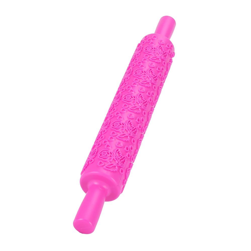 Heart, Butterfly Honeycomb Fondant Rolling Pin PP Pastry Roller Cake Rolling Pin DIY Bakeware