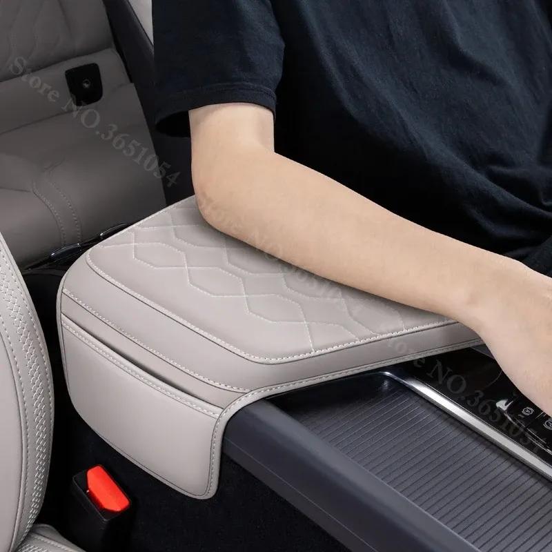 For Volvo XC60 S60 V60 2018-2026 Armrest Box Cover Cushion Anti-scratch Pad Heighten Mats Center Console Protector Accessories