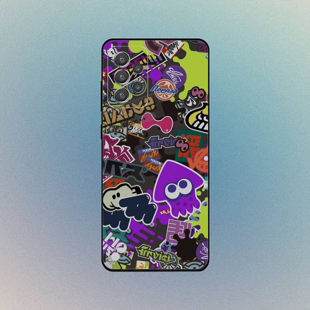 Game S-Splatoon 3 Phone Case For Samsung S25,S24,S21,S22,S23,S30,Ultra,S20,Plus,Fe,Lite,Note,10,9,5G Black Cover