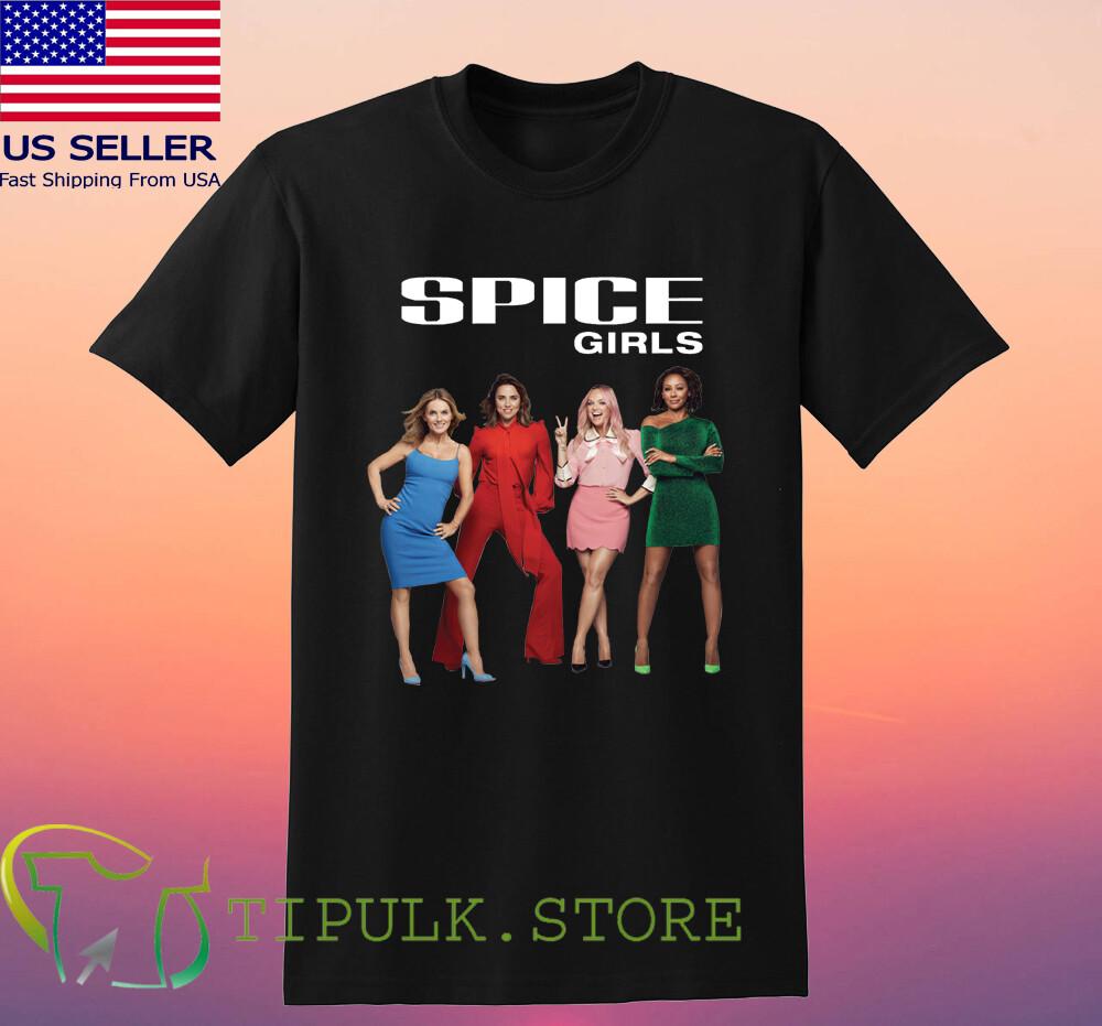 Spice Girls 90s Pop Group 5 Member Fashion T-shirt