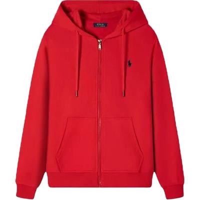 Polo Ss24 Толстовка с капюшоном и логотипом пони, с длинным рукавом, мужская, красная, 710883329-004