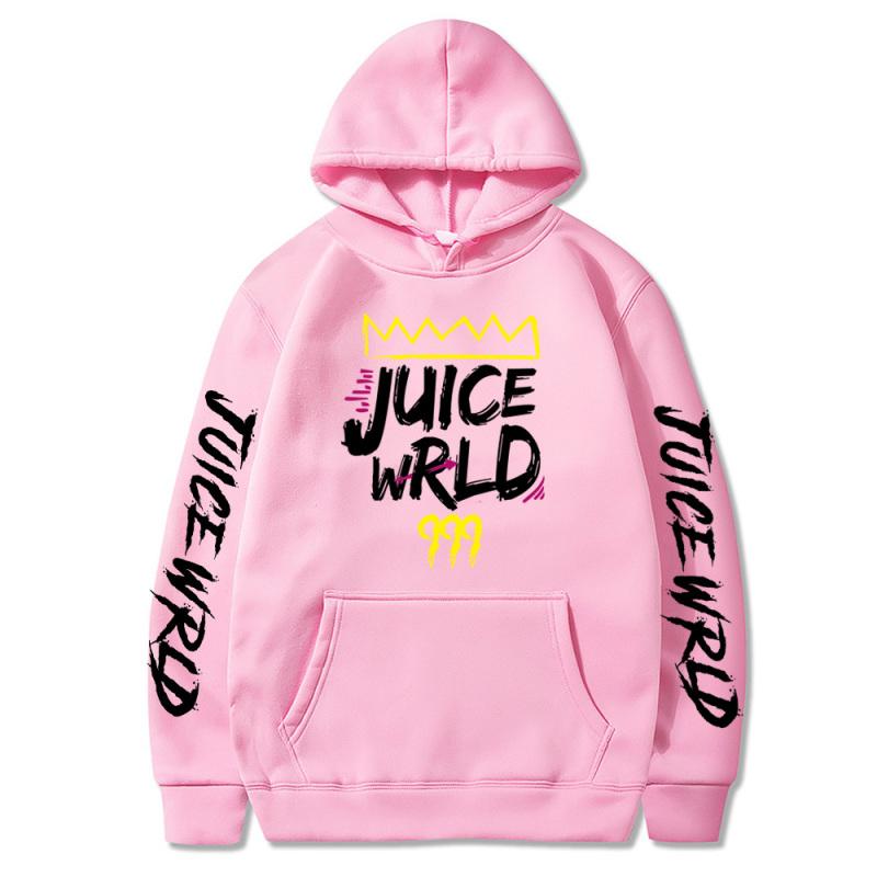 Толстовки Juice WRLD для мужчин и женщин, осенне-зимние толстовки с капюшоном в стиле Харадзюку, повседневные толстовки с капюшоном из флиса высокого качества