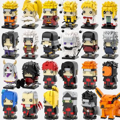 MOOXI Аниме Мультфильмы MOC Набор Кирпичиков Совместимый BrickHeadsed Детали Строительных Блоков Детские Образовательные Игрушки Для Детей Подарок на День Рождения