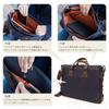 Tote Bag Business Bag Lightweight A4 Made in Japan Japanese Style Indigo Persimmon Shibu Dyed Canvas Leather Briefcase Many Pockets Toyooka Bag Day