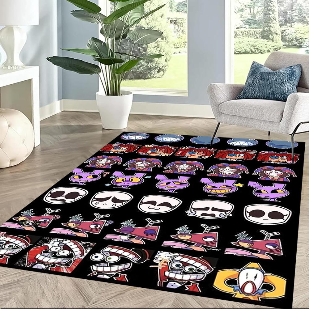 Digital Circus Carpet Design For Bedrooms Hallway Kitchen Balcony Antislip Carpet Decorate Offices Perfect Gift For Womenmen