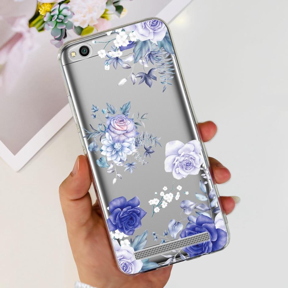For Xiaomi Redmi 4A Case Fashion Butterfly Transparent Silicone Soft Cover For Xiaomi Redmi 5A Funda Redmi5A Redmi4A Phone Cases