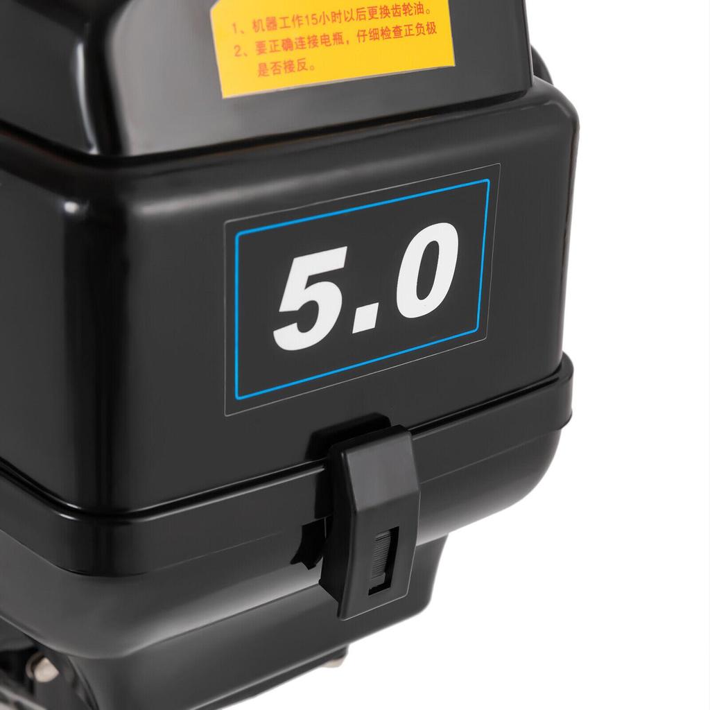 5 л.с. подвесной лодочный мотор электрический подвесной двигатель с коротким валом рыболовная лодка троллинговый двигатель 4000 об/мин 48 В 1200 Вт