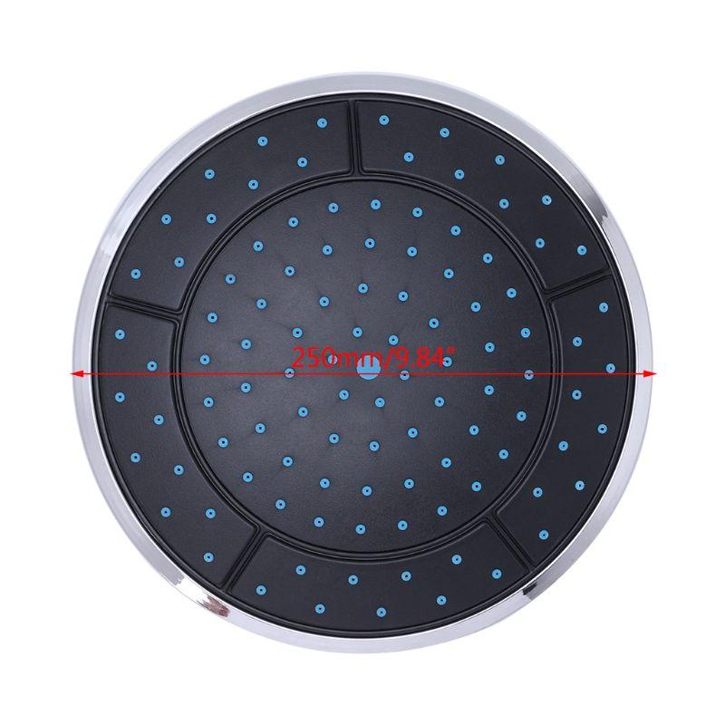 Насадка для душа круглой формы, верхняя насадка для ванной комнаты, прямой винт, распылитель для душа с дождевой водой G1/2