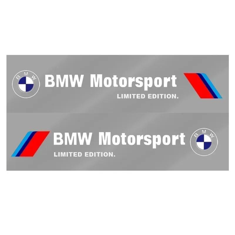 For BMW 2PCS Car Logo Door Side Sticker Creative Auto Body Decals Waterproof Decor Sticker For BMW 320i 325i 320Li 325Li 330Li X