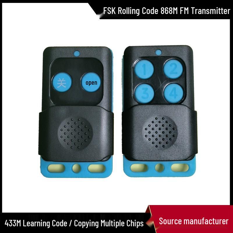 Four-Button White Waterproof 433M Universal Remote Control for Access Gate (315 Copy)