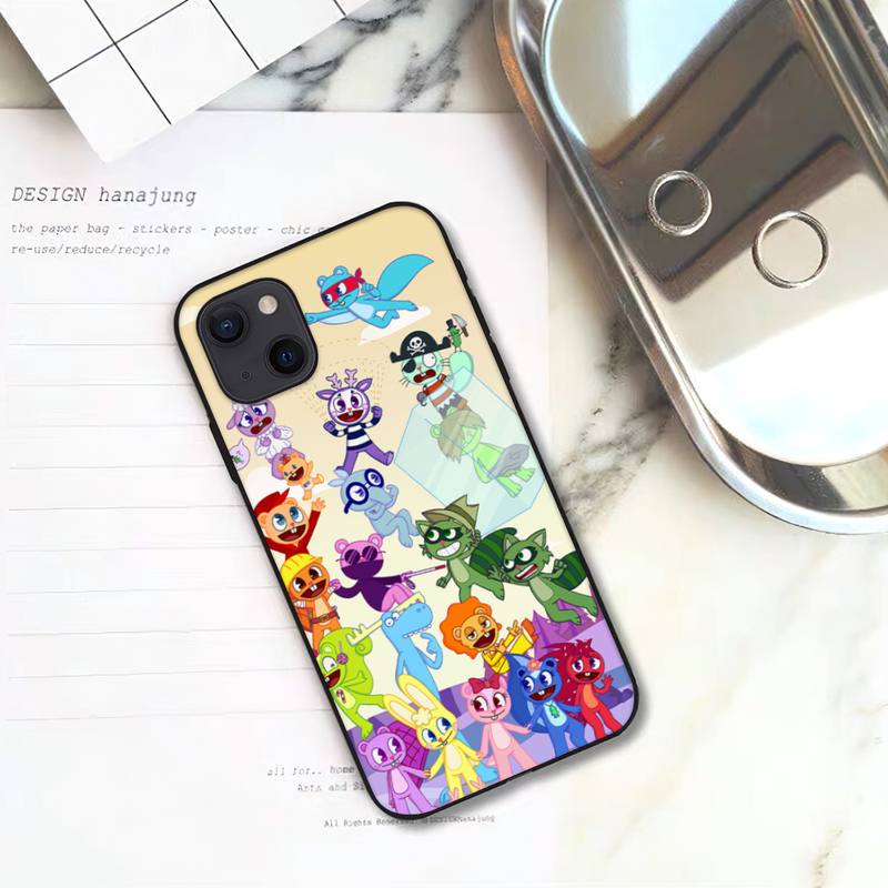 Чехол для телефона Happy Tree Friends для iPhone 11 12 Mini 13 14 15 Pro XS Max X Plus SE XR Shell