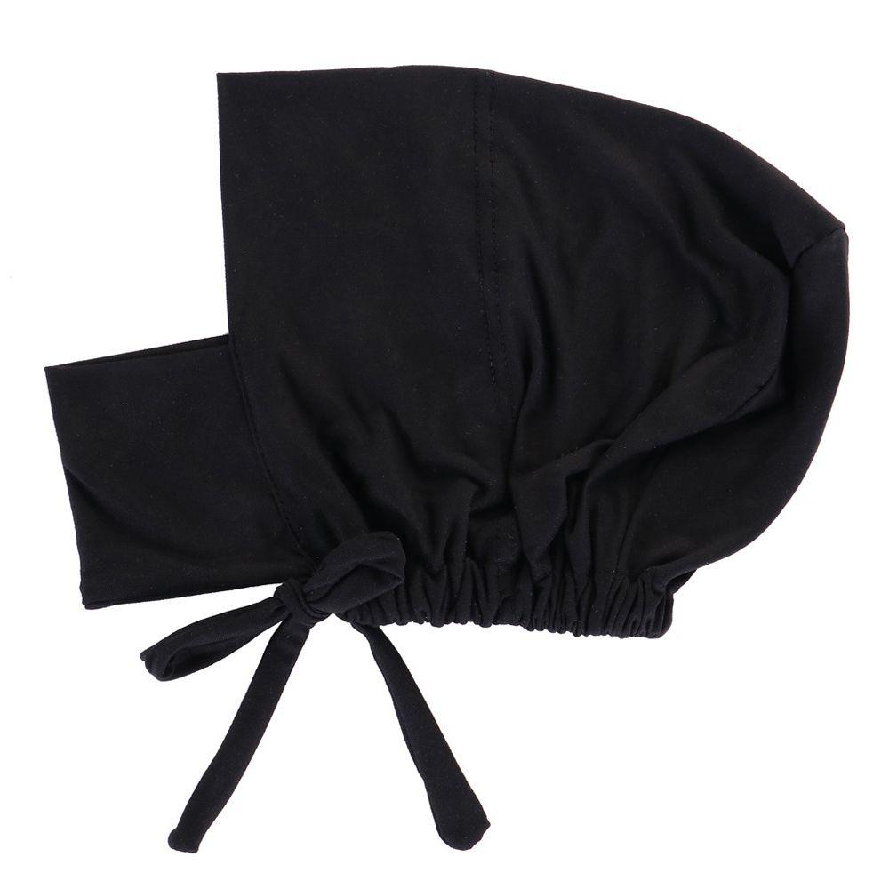 Short Muslim Stretch Arab Turban Inner Hijab Caps Headwrap Islamic Cap Female Headscarf