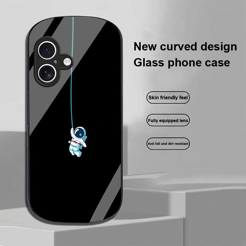 Забавные Дьявольские Глаза Для Apple IPhone 16 11 13 15 14 Pro Max 12 Mini 7 8 Plus XR X XS Чехол для телефона из закаленного стекла эллиптической формы