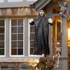 Halloween Flying Scarecrow Without Metal Rod, Large Scary Scarecrow, Creepy Animated Halloween Decoration For Outdoor Yard Porch