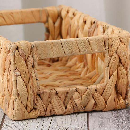 1/2Pcs Storage Basket with Handle Sturdy Structure Large Capacity Strong