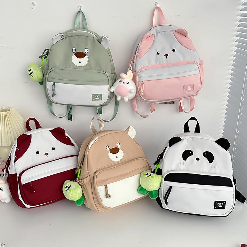 Adorable Japanese Cartoon Bear Backpack Large Capacity Cute Colorful Design For School