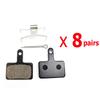 8 Pairs Semi-Metallic Bike Brake Pads for Shimano B01S MT200 M400 MT500 M315 M525 Acera Alivio Deore Auriga Pro Bicycle