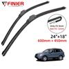 2 шт. щетки стеклоочистителя для Hyundai Santa Fe CM MK2 2007-2012 24 "18" подходят для переднего лобового стекла, щетки для окон, резак, аксессуары 2009 2010 2011 2012