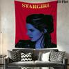 Lana Del Rey Wall Tapestry Aesthetic Wall Hanging Printed Fabric Blanket Decorative Tapestries for Bedroom Living Room Home Decor
