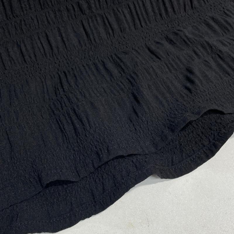 Летняя свободная черная длинная юбка А-силуэта, женская элегантная облегающая модная новая плиссированная женская юбка, винтажная простая женская юбка с высокой талией 25921