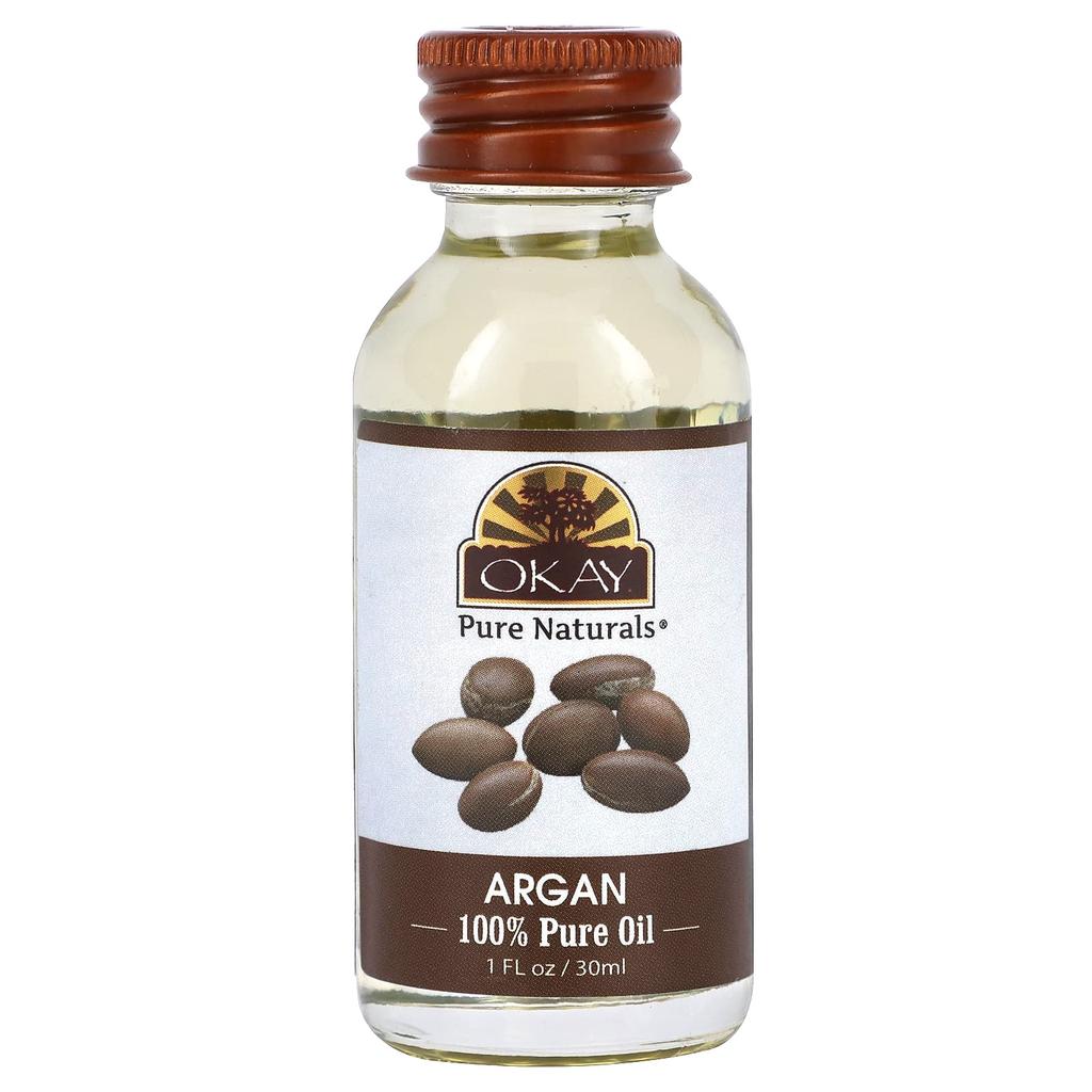 Okay Pure Naturals 100% Pure Oil, Argan, 1 Fl Oz (30 Ml)