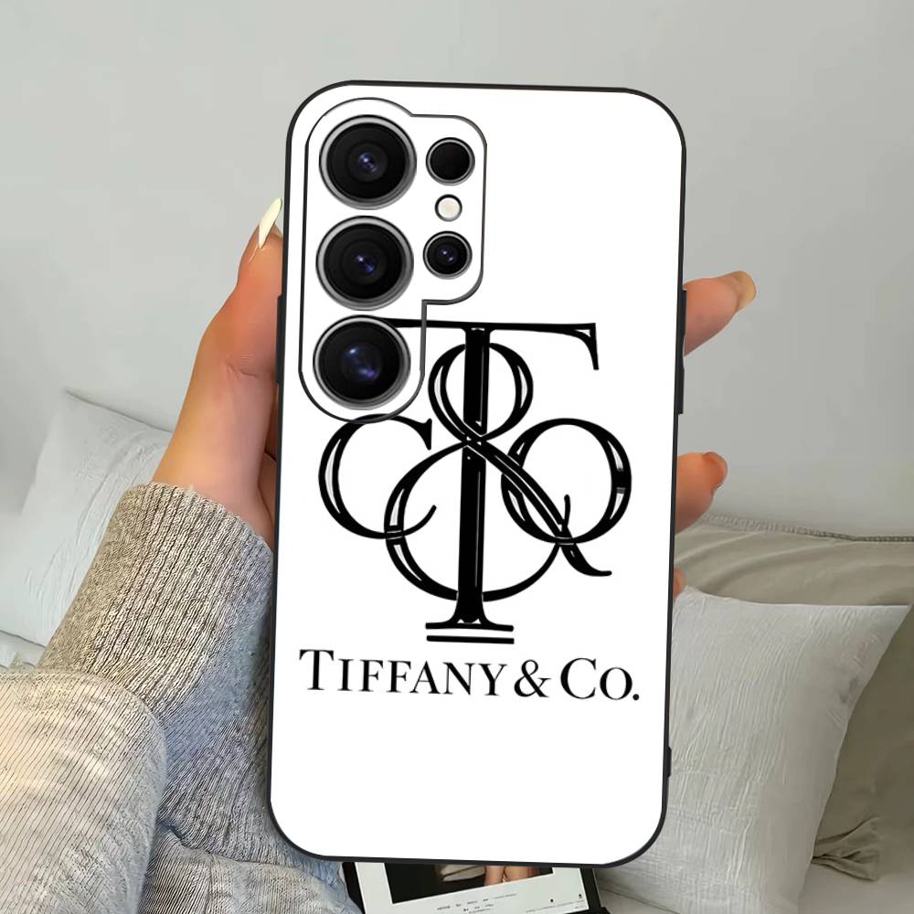Чехол для телефона T-tiffanyS с логотипом для Samsung S 24 Fe 25 Ultra Plus 20 Lite 21 30 22 23 24 22 Ultra 5G Fundas