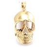 Les Trésors De Lily [K0150] - Gold Plated 'Skull' Pendant - 25x17x17 Mm