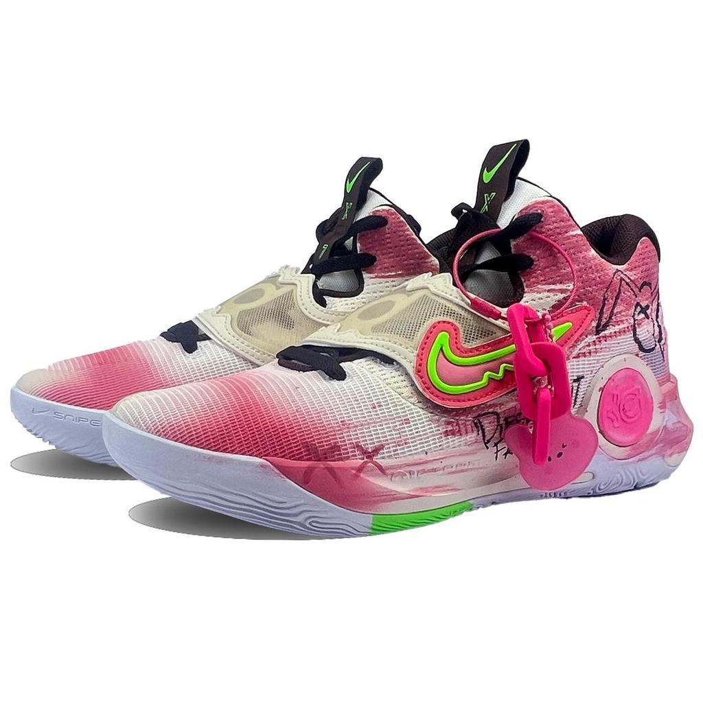 Nike KD Trey 5 IX Basketball Shoes Unisex Low Top Pink DJ7554-014(Team-7261-SBOX)-Random packaging bags