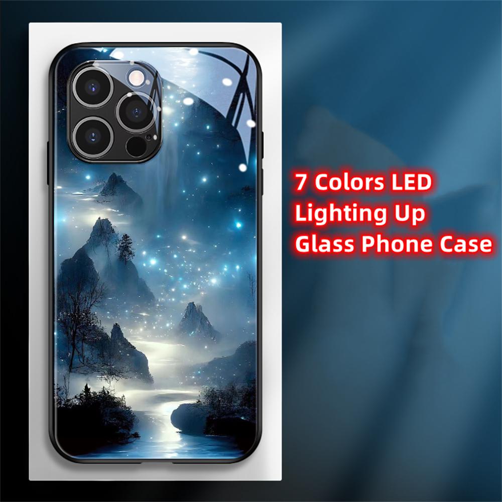 Fairyland Sound-Activated LED Glowing Phone Case – Music Control Light Up Cover for IPhone Samsung
