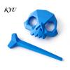 Крутые Аксессуары для Костюма Череп Шпилька для Волос, 3D Печатная Готическая Костяная Заколка-Слайдер, Ежедневные Булавки для Женщин, Жуткая Темная Булавка Хэллоуин Косплей
