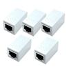 And Play Adapter Inline RJ45 Coupler Ethernet Cable Extender Cat7/Cat6/Cat5e 8P8C LAN Connector