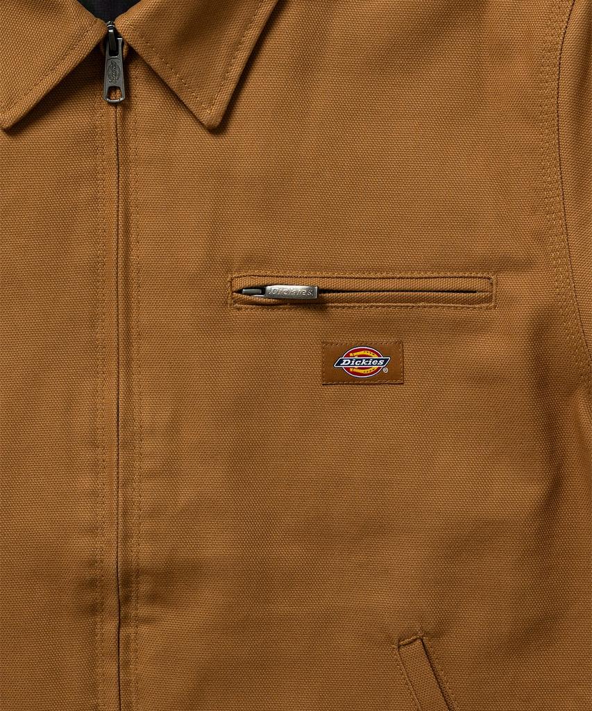 Dickies Рабочая куртка из плотного хлопка для художника, коричневая