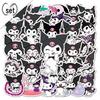 Sanrio Kuromi Cartoon Stickers: Cute Set of 50 for Laptops, Suitcases, Cars, and Refrigerators