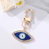 Bag Pendant Phone Charm Evil Eye Keychain Hamsa Hand Keyring Car Keyring Blue Eye Key Chain