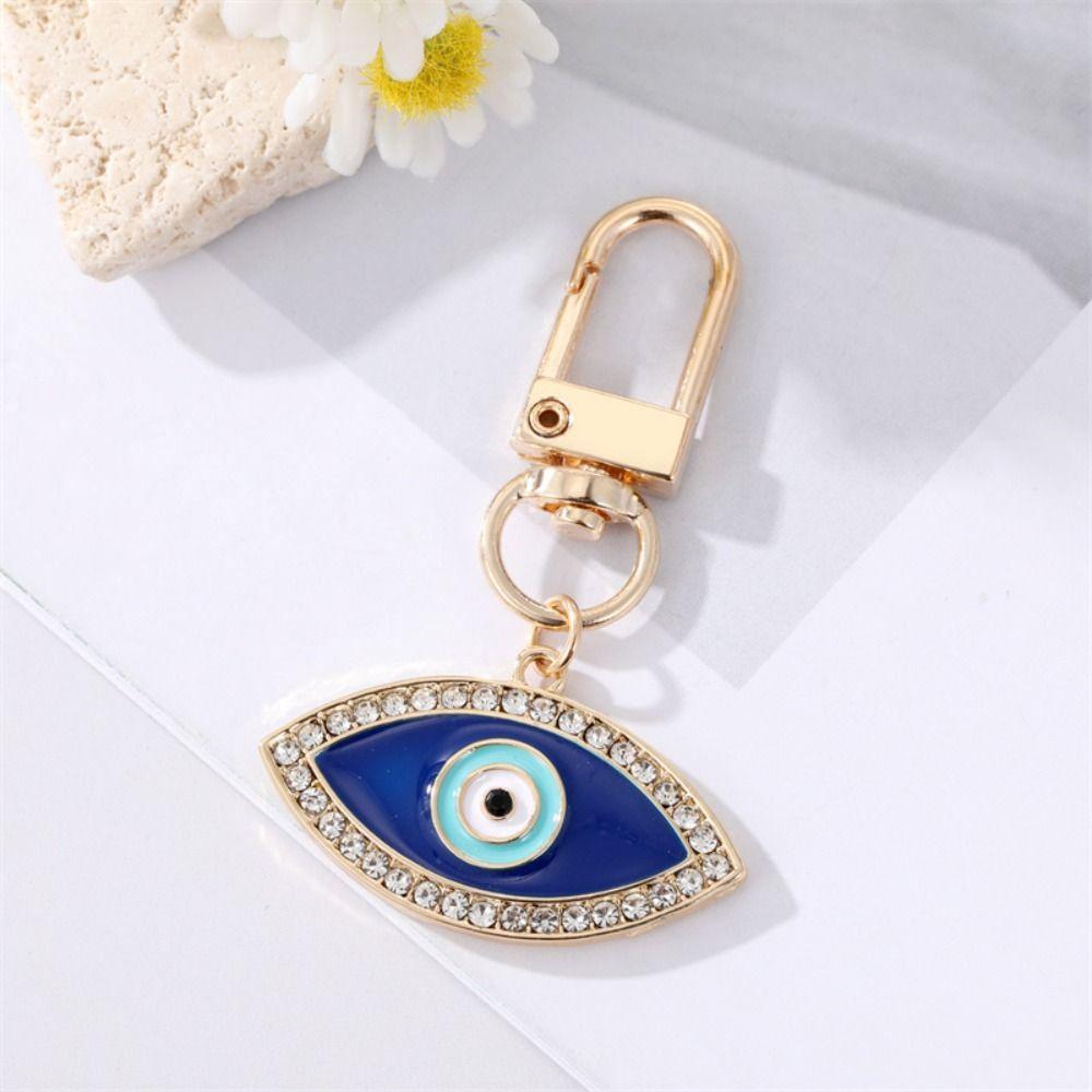 Bag Pendant Phone Charm Evil Eye Keychain Hamsa Hand Keyring Car Keyring Blue Eye Key Chain