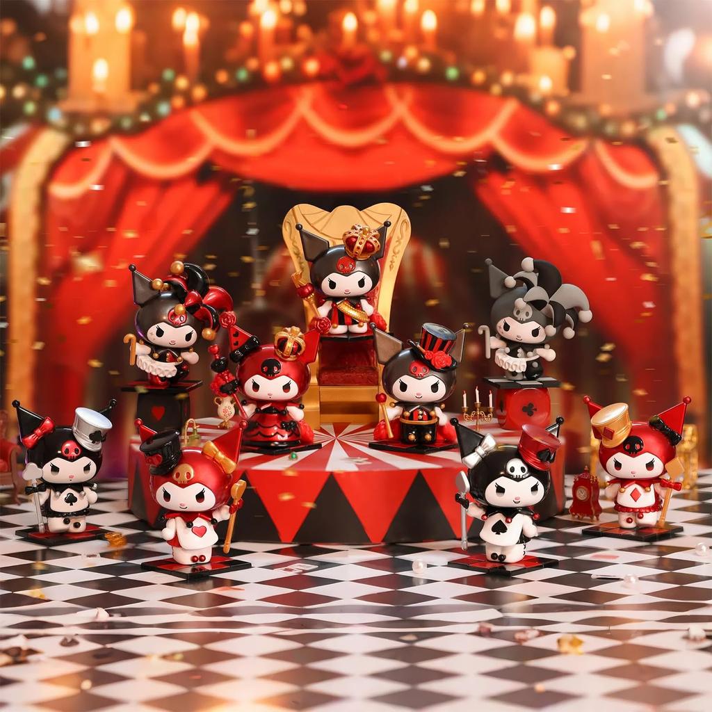 ЛУЧШАЯ ИГРУШКА Персонажи Sanrio Серия Покер Гачапон Фигурка в Слепой Коробке Мягкий Винил ПВХ Подарок Подарок на День Рождения Коллекционный Персонаж Куроми "Королевство Куроми" [1