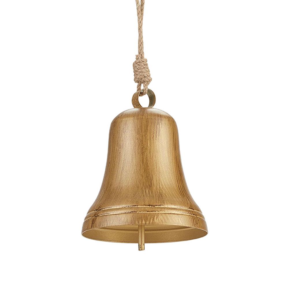 Многофункциональные Ретро Бронзовые Звенящие Конопляные Веревочные Колокольчики Рождественские Украшения Упаковка для Подарков Громкий Звук DIY Праздничные Поделки Украшение