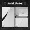 Modern Chic White Gold Foil Marble Tissue Box Cover Rectangle PU Leather Facial Case Paper Holder Organizer for Decor Bathroom Vanity Countertop