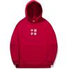 Li Ning Loose Fit Comfortable Casual Long Sleeve Hoodie Men Hoodies Bull-Red AWDTD01-3