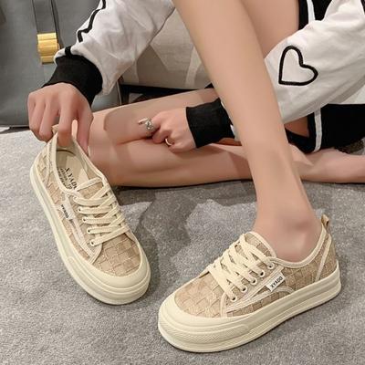 Женская обувь черная сетчатая дышащая женская обувь высокая на платформе круглый носок стильная рекламная обувь предложение роскошь свет